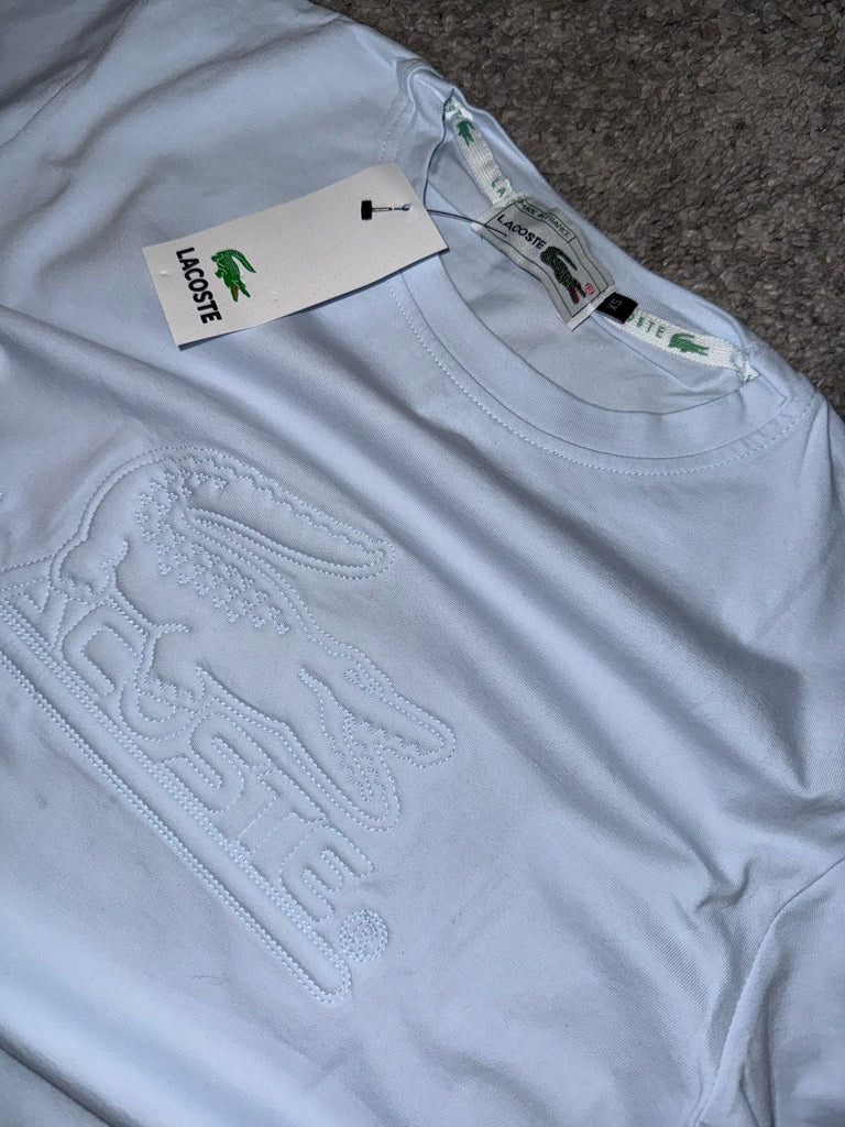 CONJUNTO LACOSTE - AZUL CIELO