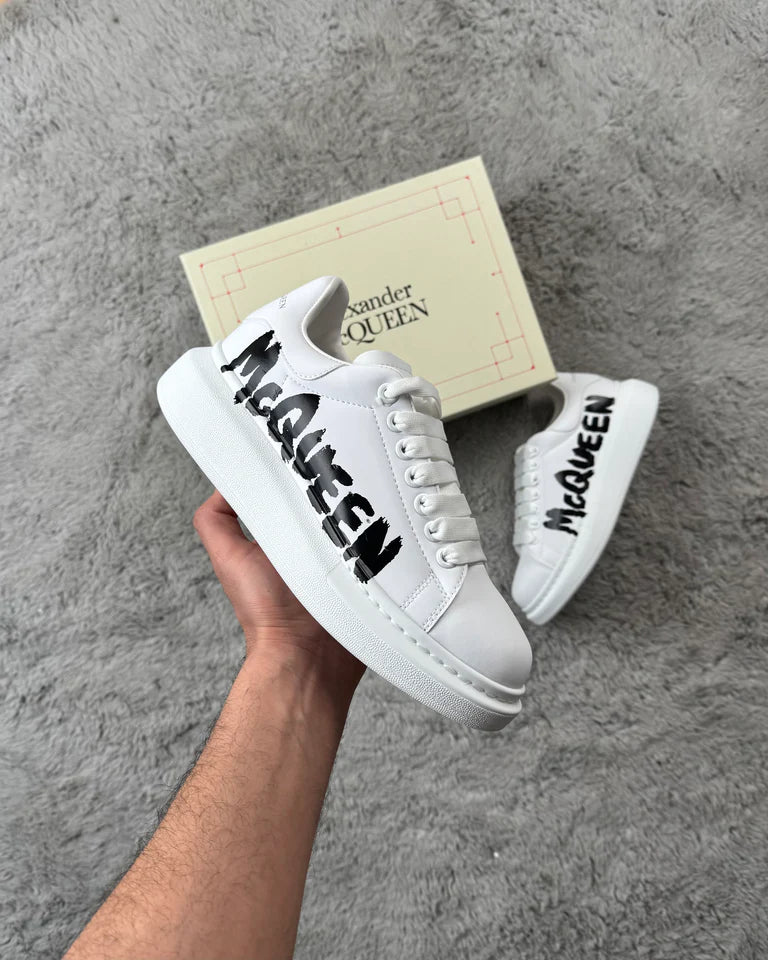 Alexander McQueen Graffiti - White