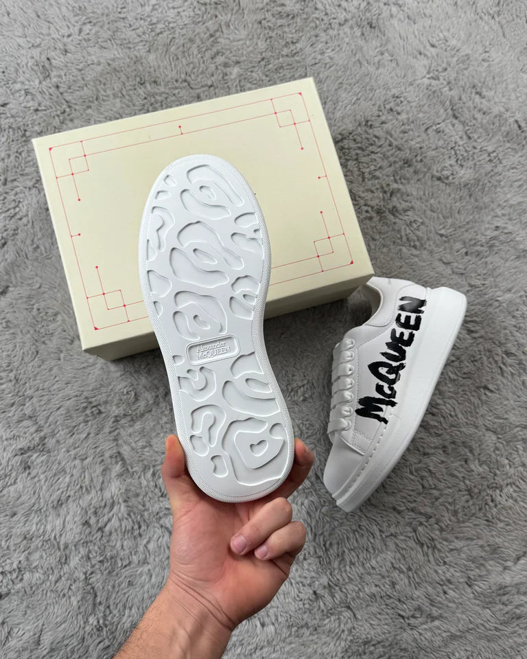 Alexander McQueen Graffiti - White