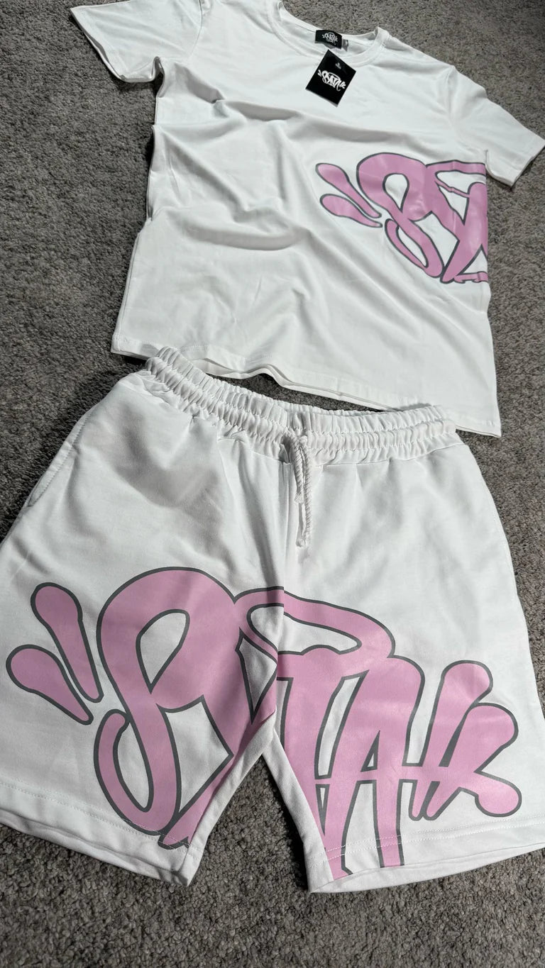 CONJUNTO SYNA - BLANCO/ROSA