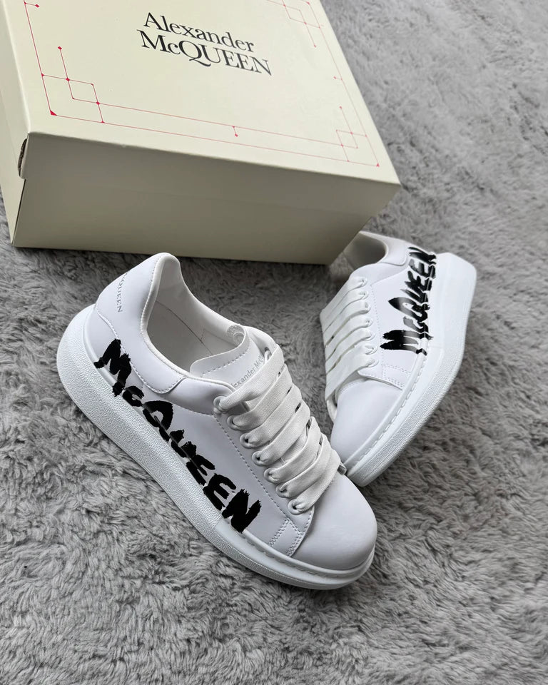Alexander McQueen Graffiti - White