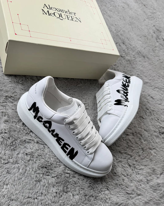Alexander McQueen Graffiti - White