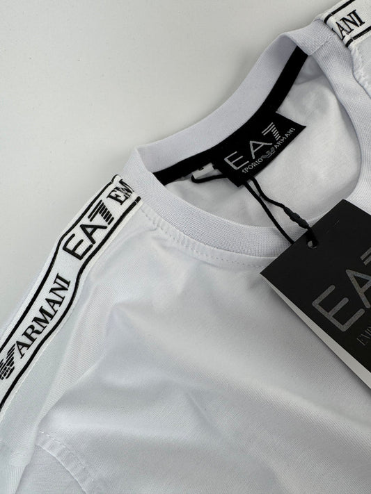 CONJUNTO CORTO - EA7 2025 - BLANCO