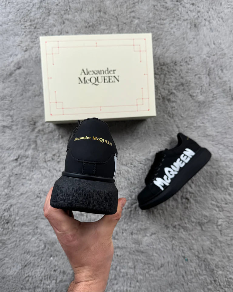 Alexander McQueen Graffiti - Black