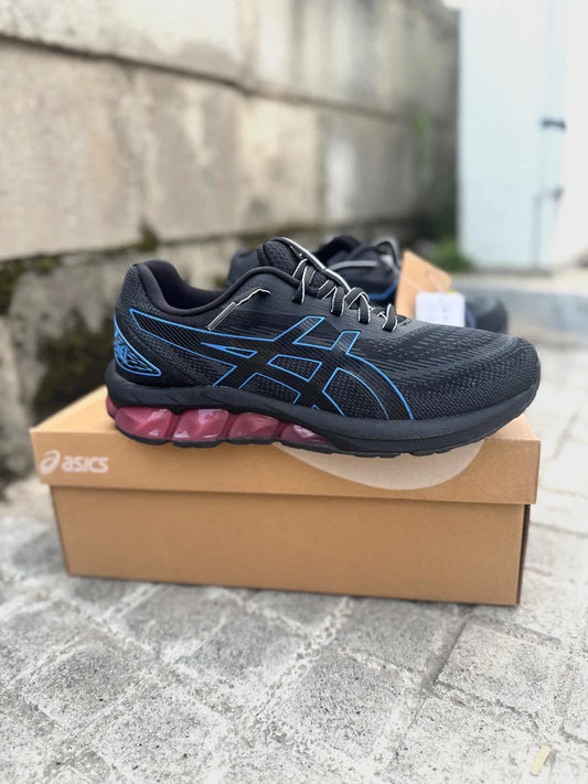 ASICS GEL QUANTUM 180 VIII - NEGRAS/AZULES