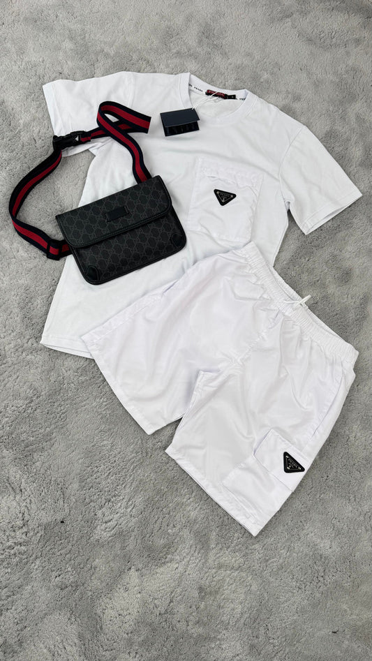 CONJUNTO CORTO PRADA - BLANCO