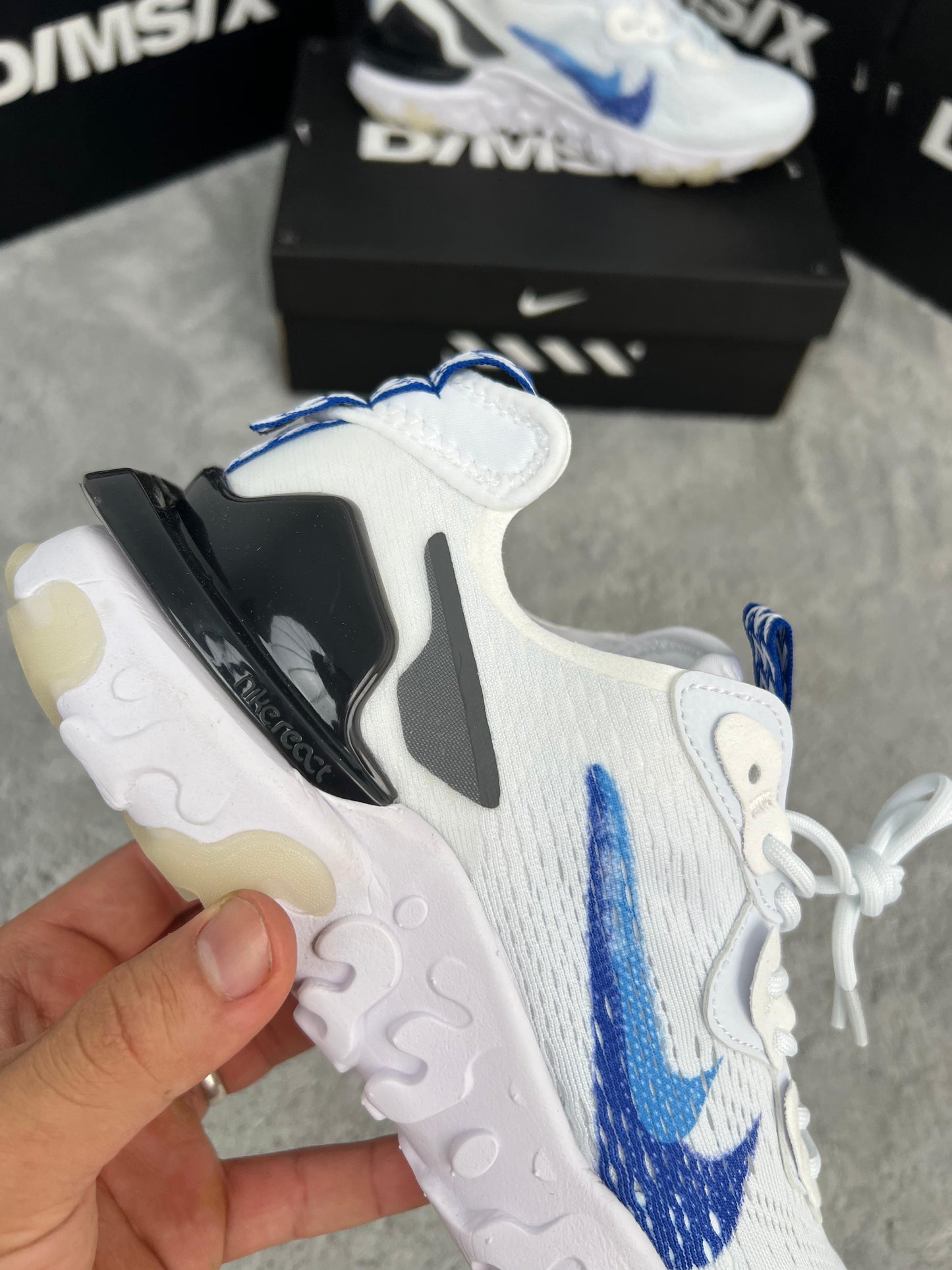 NIKE REACT VISION BLANCO/AZUL