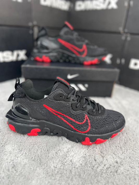 NIKE REACT VISION NEGRO/ROJO
