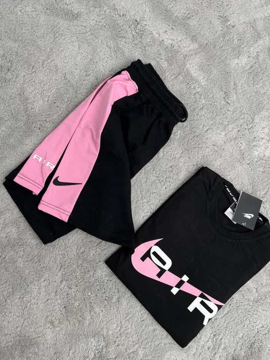 CONJUNTO NIKE 2025 M2- NEGRO/ROSA