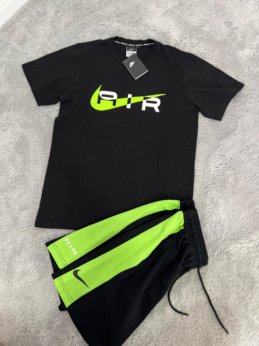 CONJUNTO NIKE 2025 M2- NEGRO/VERDE