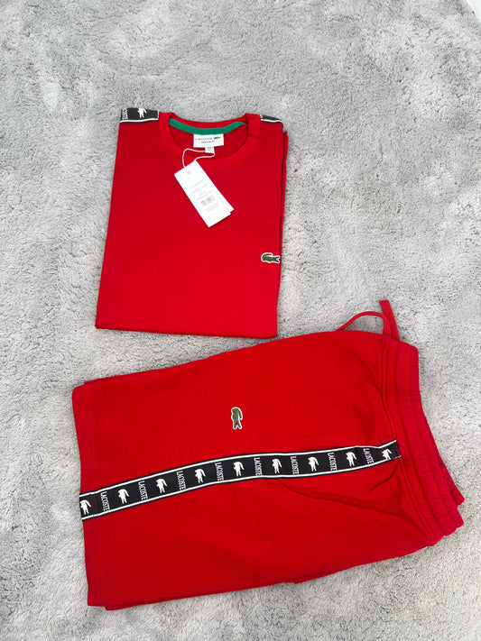 CONJUNTO LACOSTE 2025 ROJO