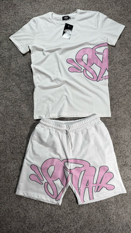 CONJUNTO SYNA - BLANCO/ROSA