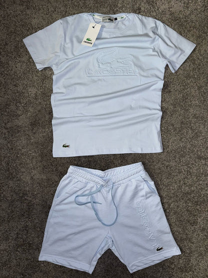 CONJUNTO LACOSTE - AZUL CIELO
