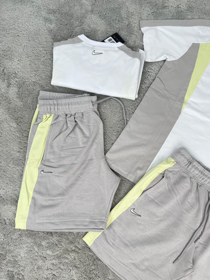 CONJUNTO NIKE TN 2025 - BLANCO/GRIS