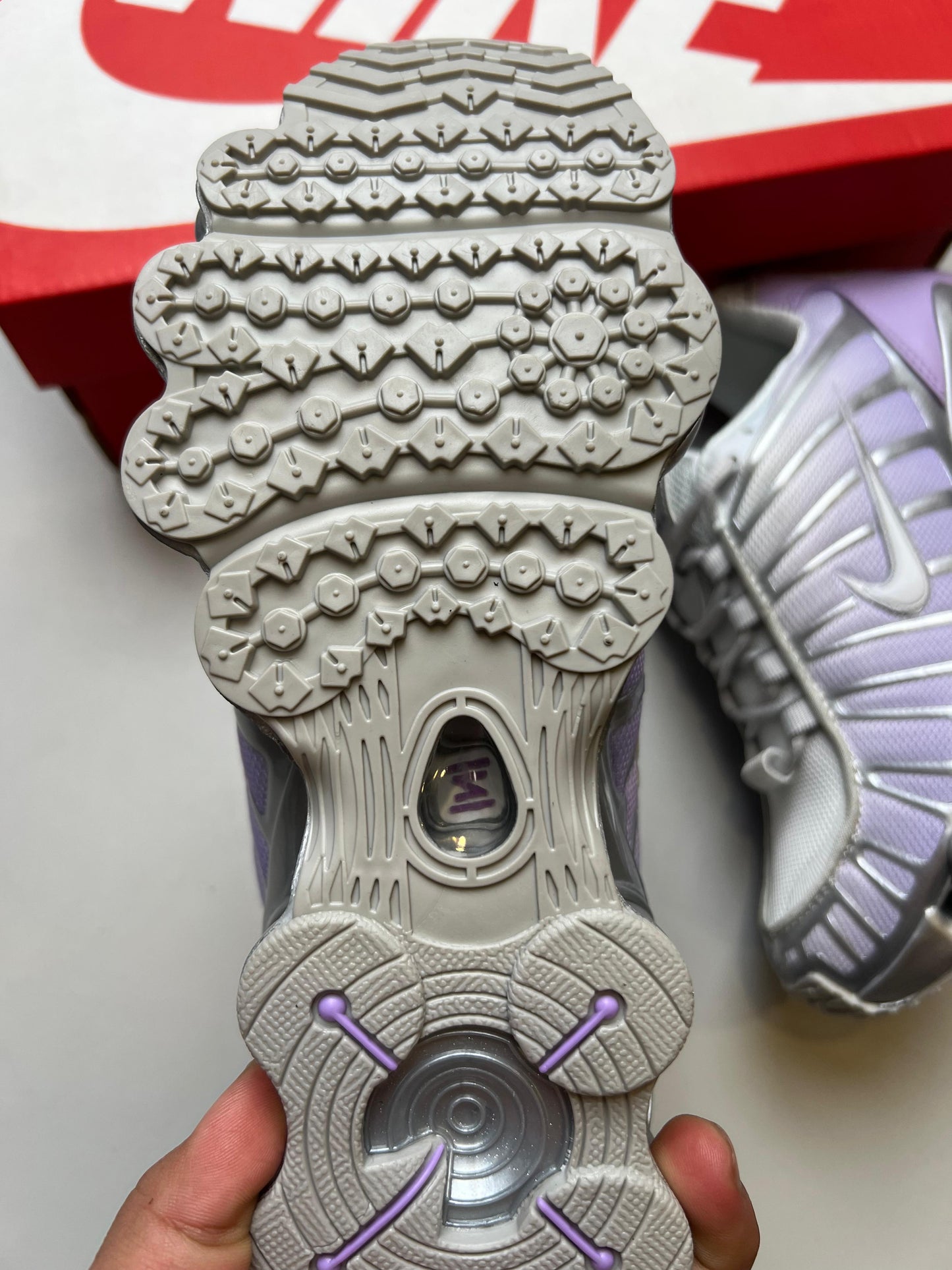 NIKE SHOX TL - LILA/GRIS