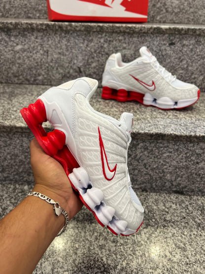 NIKE SHOX TL - BLANCO/ROJO