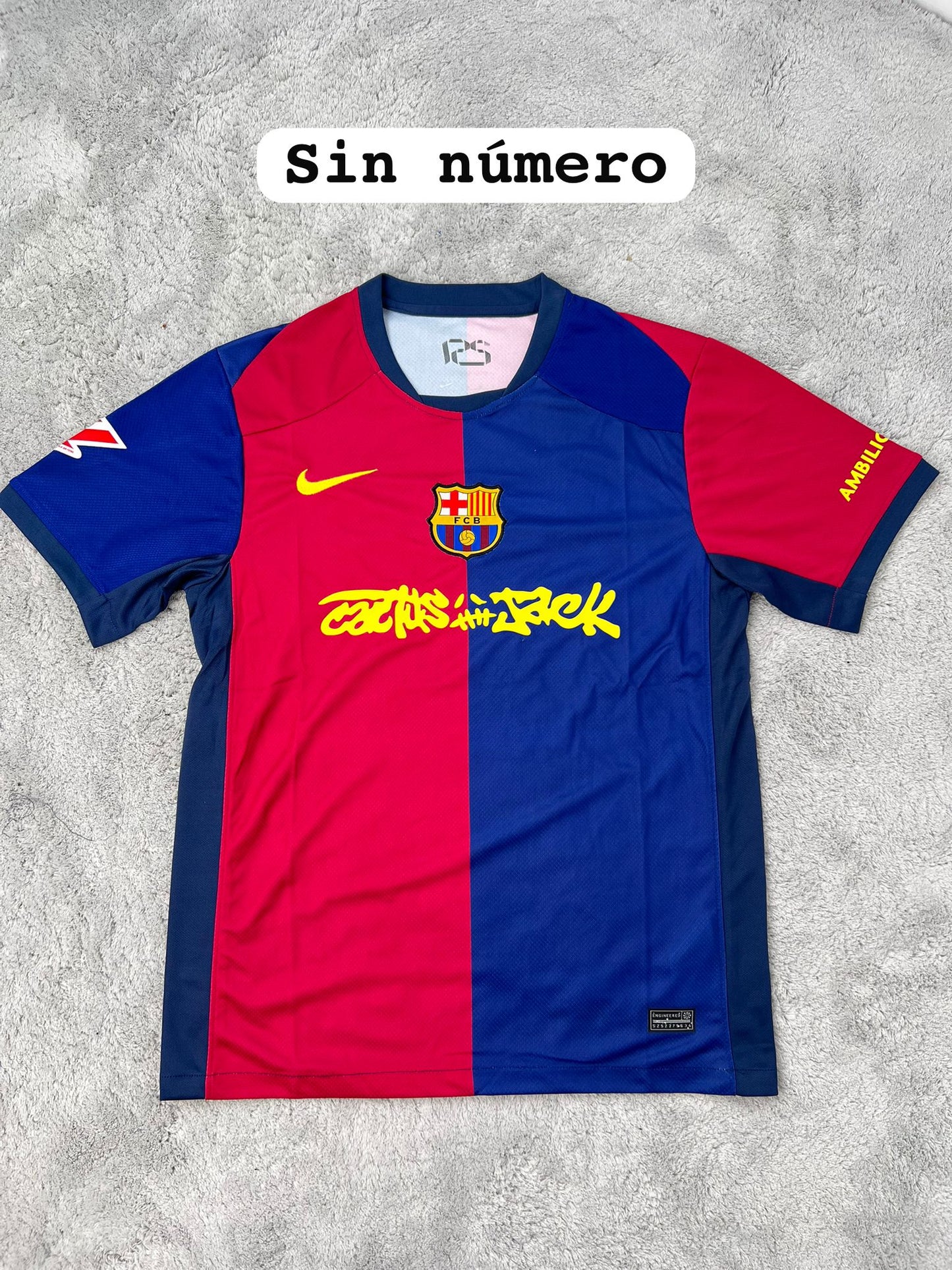CAMISETA DE BARCELONA SIN NUMERO 2025