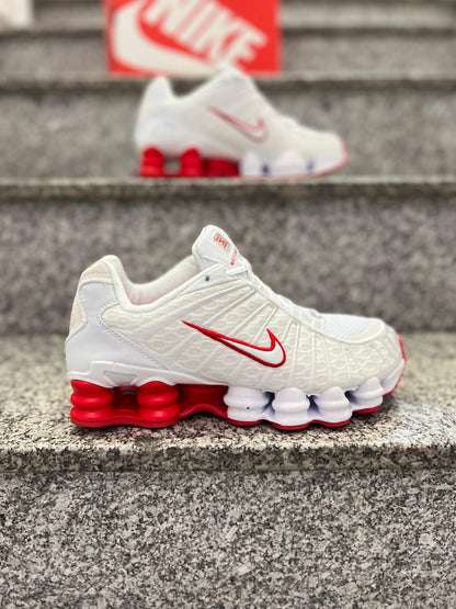 NIKE SHOX TL - BLANCO/ROJO